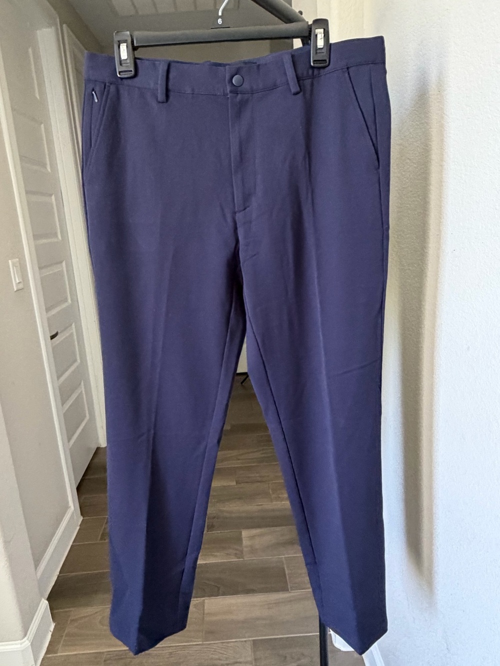 Quince Ultra-Stretch 24/7 Smart Chino Deep Navy Blue Internal Drawstring 32x30